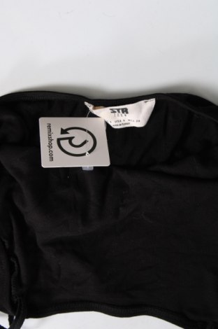 Damen Shirt Stradivarius, Größe S, Farbe Schwarz, Preis 5,99 €