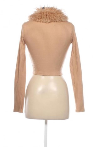 Damen Strickjacke Bershka, Größe XS, Farbe Beige, Preis 4,99 €