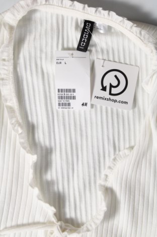 Damski kardigan H&M Divided, Rozmiar L, Kolor Biały, Cena 80,68 zł