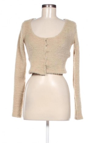 Damen Strickjacke Stradivarius, Größe M, Farbe Beige, Preis € 16,20