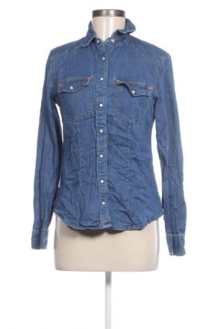 Damenbluse H&M L.O.G.G., Größe M, Farbe Blau, Preis 6,49 €