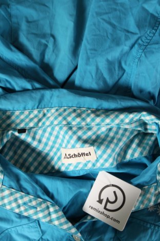 Damenbluse Schoffel, Größe L, Farbe Blau, Preis € 15,36