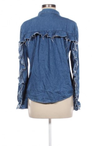 Damenbluse Zara Trafaluc, Größe L, Farbe Blau, Preis € 7,99