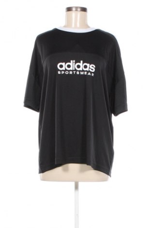 Γυναικείο t-shirt Adidas, Μέγεθος L, Χρώμα Μαύρο, Τιμή 28,99 €