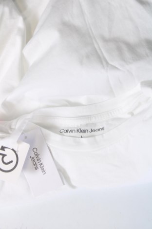 Dámské tričko Calvin Klein Jeans, Velikost L, Barva Bílá, Cena  779,00 Kč