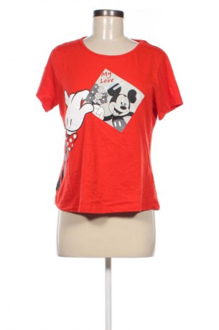 Γυναικείο t-shirt Disney, Μέγεθος M, Χρώμα Κόκκινο, Τιμή 3,99 €