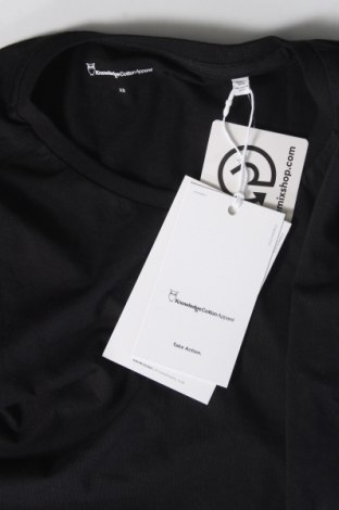 Дамска тениска Knowledge Cotton Apparel, Размер XS, Цвят Черен, Цена 43,99 лв.