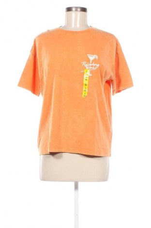 Damen T-Shirt Pull&Bear, Größe S, Farbe Orange, Preis 6,49 €