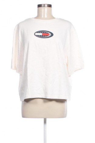 Γυναικείο t-shirt Tommy Jeans, Μέγεθος XXL, Χρώμα Εκρού, Τιμή 35,99 €