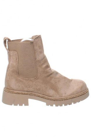 Damen Stiefeletten, Größe 41, Farbe Beige, Preis 23,99 €