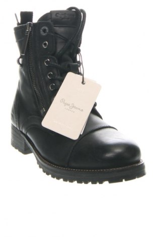 Damen Stiefeletten Pepe Jeans, Größe 37, Farbe Schwarz, Preis 66,49 €