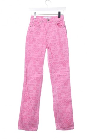 Damen Jeans Bershka, Größe XS, Farbe Rosa, Preis € 8,49