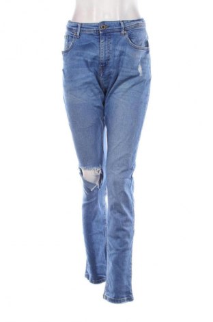 Damskie jeansy Bershka, Rozmiar XL, Kolor Niebieski, Cena 41,99 zł