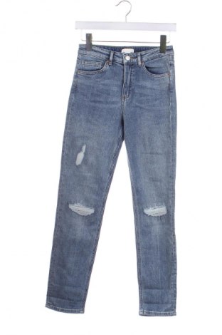 Damskie jeansy H&M Conscious Collection, Rozmiar XS, Kolor Niebieski, Cena 26,99 zł