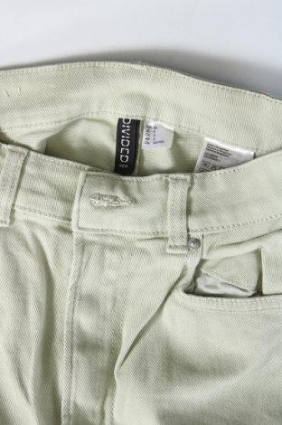 Damskie jeansy H&M Divided, Rozmiar XS, Kolor Zielony, Cena 92,18 zł