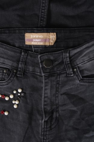 Дамски дънки Janina Denim, Размер XS, Цвят Черен, Цена 10,49 лв.