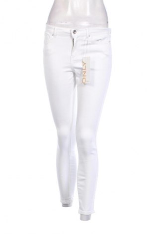 Damskie jeansy ONLY, Rozmiar S, Kolor Biały, Cena 67,99 zł