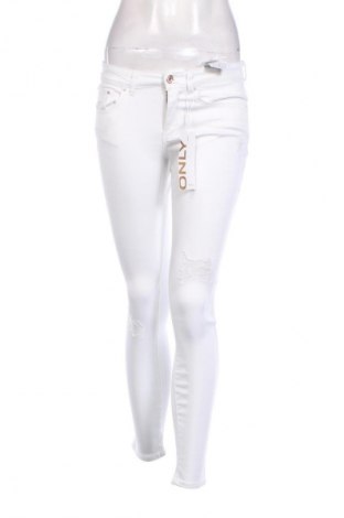 Damskie jeansy ONLY, Rozmiar S, Kolor Biały, Cena 61,99 zł