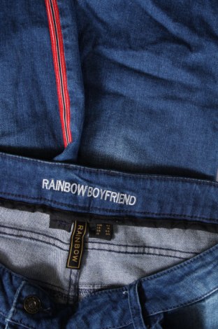 Blugi de femei Rainbow, Mărime L, Culoare Albastru, Preț 38,99 Lei