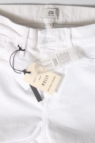 Damskie jeansy River Island, Rozmiar M, Kolor Biały, Cena 74,99 zł