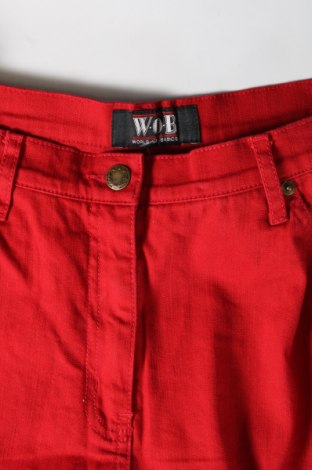 Damen Jeans W.O.B. World Of Basics, Größe XL, Farbe Rot, Preis 7,49 €