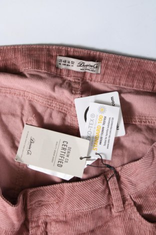 Damskie sztruksy Denim Co., Rozmiar XXL, Kolor Popielaty róż, Cena 66,99 zł