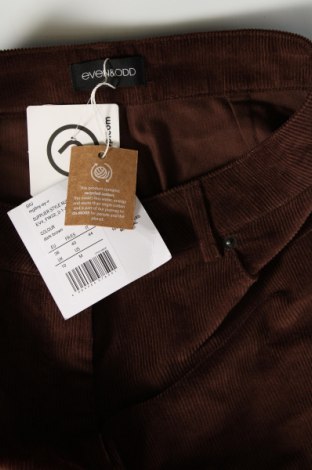 Pantaloni de velvet de femei Even&Odd, Mărime M, Culoare Maro, Preț 66,99 Lei