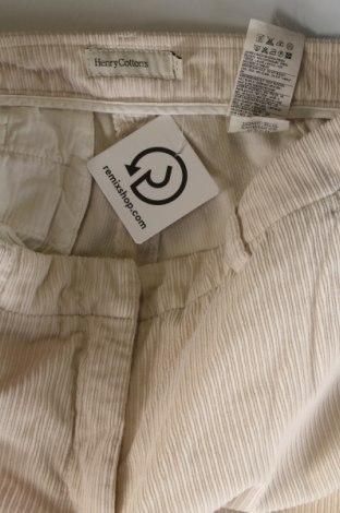 Pantaloni de velvet de femei Henry Cotton's, Mărime XL, Culoare Ecru, Preț 122,99 Lei