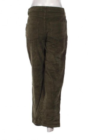 Pantaloni de velvet de femei Pieces, Mărime S, Culoare Verde, Preț 28,99 Lei