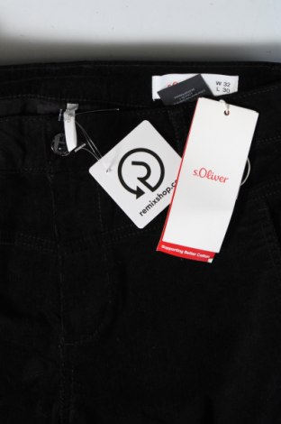 Pantaloni de velvet de femei S.Oliver, Mărime XS, Culoare Negru, Preț 91,99 Lei