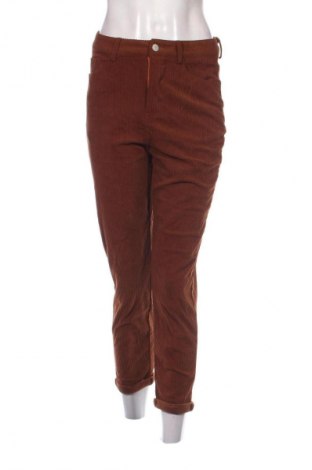 Pantaloni de velvet de femei SHEIN, Mărime XS, Culoare Maro, Preț 38,99 Lei