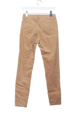 Pantaloni de velvet de femei United Colors Of Benetton, Mărime XXS, Culoare Bej, Preț 31,99 Lei