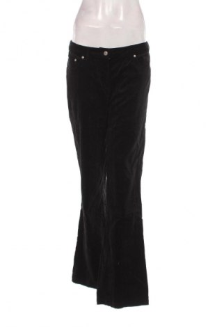 Pantaloni de velvet de femei Yessica, Mărime L, Culoare Negru, Preț 43,49 Lei