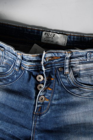 Γυναικείο κοντό παντελόνι Pulz Jeans, Μέγεθος XS, Χρώμα Μπλέ, Τιμή 10,99 €