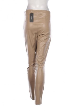 Damen Lederhose Vero Moda, Größe M, Farbe Beige, Preis € 9,99