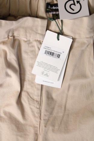 Pantaloni de femei Barbour, Mărime M, Culoare Bej, Preț 369,99 Lei