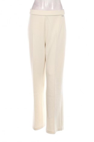 Pantaloni de femei Calvin Klein, Mărime M, Culoare Ecru, Preț 323,99 Lei