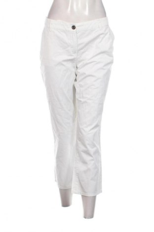 Pantaloni de femei F&F, Mărime L, Culoare Alb, Preț 33,99 Lei