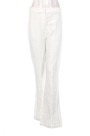 Pantaloni de femei Guido Maria Kretschmer for About You, Mărime M, Culoare Alb, Preț 94,99 Lei