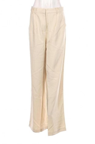 Pantaloni de femei Guido Maria Kretschmer for About You, Mărime S, Culoare Bej, Preț 61,99 Lei