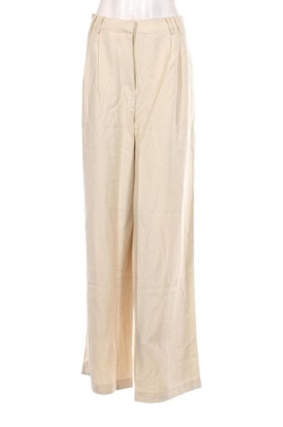 Pantaloni de femei Guido Maria Kretschmer for About You, Mărime L, Culoare Bej, Preț 61,99 Lei