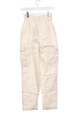 Pantaloni de femei H&M, Mărime XS, Culoare Ecru, Preț 50,71 Lei