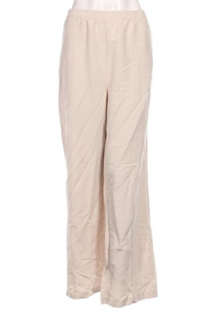 Pantaloni de femei H&M, Mărime XL, Culoare Ecru, Preț 33,99 Lei