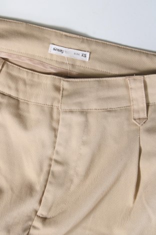 Damenhose Sinsay, Größe XS, Farbe Beige, Preis 8,49 €