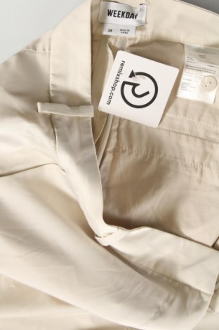 Damenhose Weekday, Größe M, Farbe Beige, Preis € 11,49