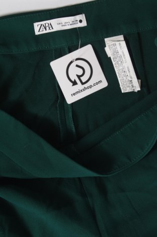 Pantaloni de femei Zara, Mărime L, Culoare Verde, Preț 88,99 Lei