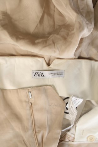 Damenhose Zara, Größe XS, Farbe Beige, Preis 7,99 €