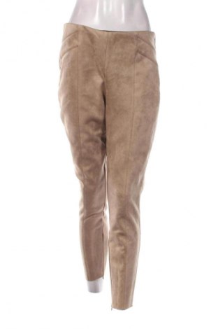 Damenhose Zara, Größe L, Farbe Beige, Preis 6,99 €