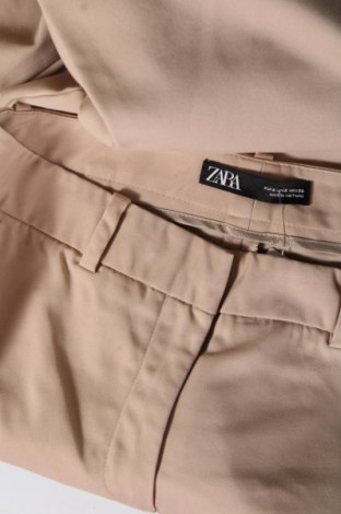 Pantaloni de femei Zara, Mărime S, Culoare Bej, Preț 31,99 Lei