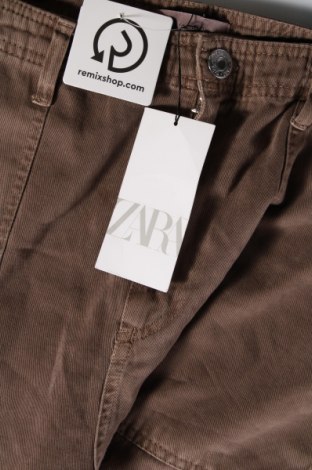 Damenhose Zara, Größe XL, Farbe Braun, Preis 22,49 €